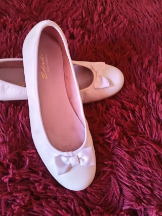 Zapatos blanco piel mujer