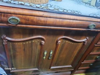 Espejo grande de madera y cristal