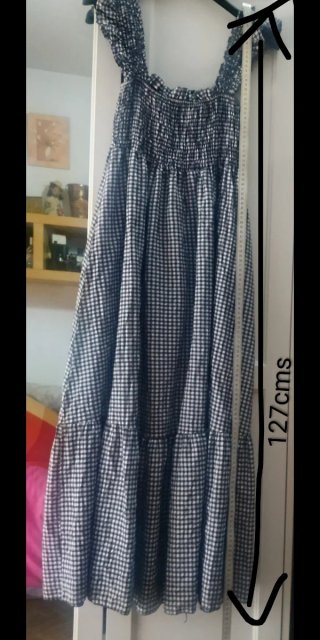 Vestido largo verano, t-única