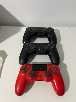 Mandos PS4 (PlayStation 4) Negros y Rojos