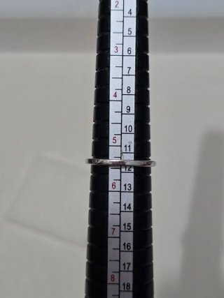 Anillo Plata 925 con Circonita Negra