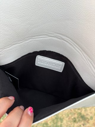 Bolso Zadig & Voltaire blanco con cadena