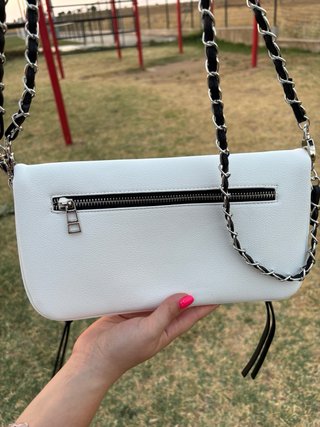 Bolso Zadig & Voltaire blanco con cadena