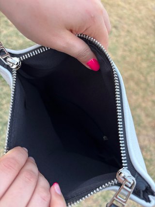 Bolso Zadig & Voltaire blanco con cadena
