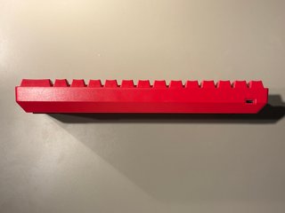 Teclado gamer HK Gaming rojo