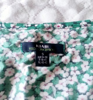 Vestido de verano floral verde
