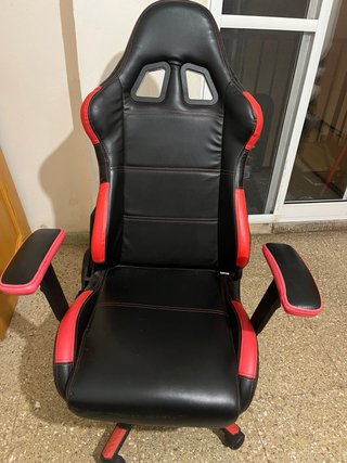 Silla Gaming Siila Negra y Roja