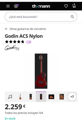 Guitarra Godin ACS SA