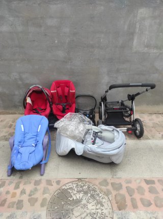 Carrito bebé 3 piezas + hamaca regalo