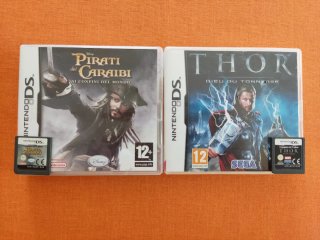 videogiochi Pirati dei Caraibi e Thor