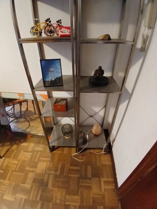 Estanterías Acero Inoxidable y Madera