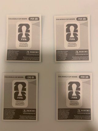 Cromos Panini FIFA Cristiano Ronaldo Luka Modric