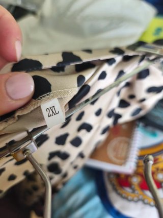 Falda larga estampado leopardo