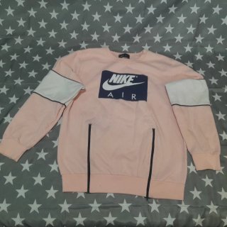 Sudadera Nike Rosa y Blanca