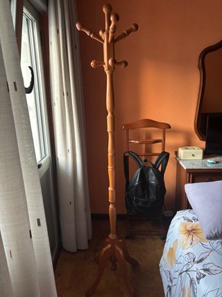 Perchero de madera 177x35