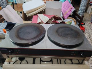 Crepera doble profesional