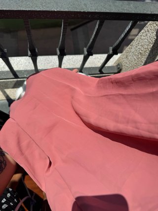 Vestido largo boho rosa