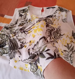 Blusa blanca mujer