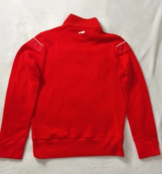 Sudadera Roja Cuello Alto