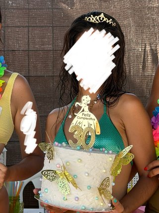 Tarta de cumpleaños maqueta.