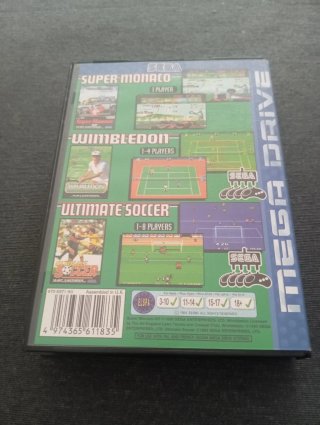 Juego Mega Drive Sega 1 Super Monaco Wimbledon Soc