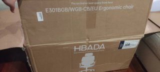 Silla de oficina HBADA negra casi nueva