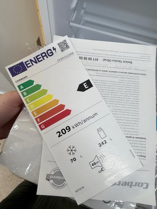 Nevera Corbero Nueva Tara con Garantía