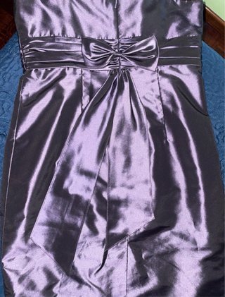 Vestido de Festa / Cerimónia Belsoie Roxo Cetim