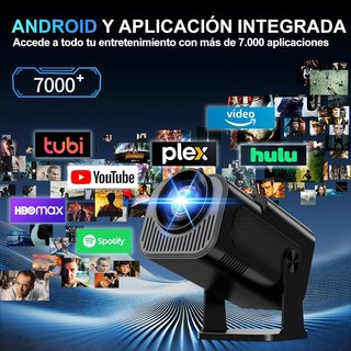 SIN ABRIR Proyector 4K WiFi 6 Bluetooth 5.2