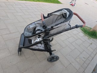 Silla de paseo Kinderkraft gris