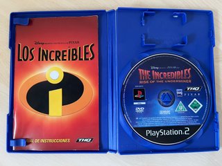 Los Increibles 2 Rise of Underminer PS2 + Manual