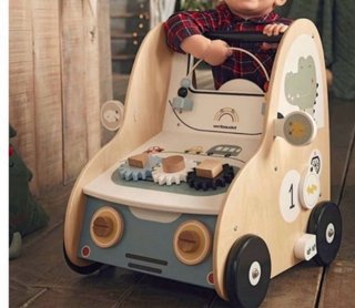 Andador Carrito Madera Bebé Vertbaudet