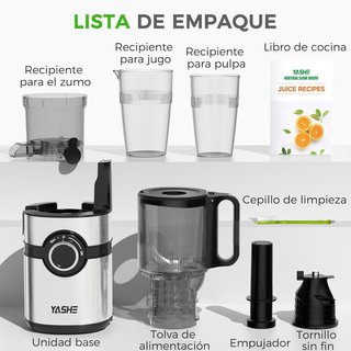 SIN ABRIR Kit Extractor de Zumo y Verduras 200W