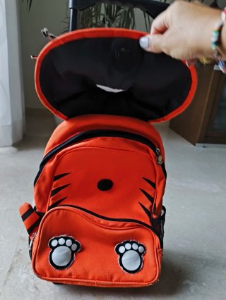 Mochila Carro Infantil Tigre Naranja