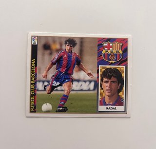 Cromo Nadal Futbol Club Barcelona 97/98
