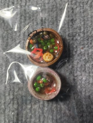 Miniaturas decoración belén aceitunas