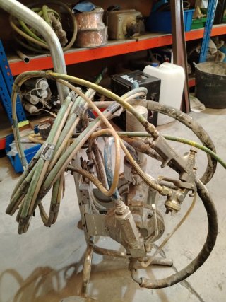 Bomba de pintar de membranas