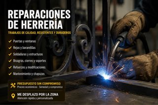 Reparaciones de herrería y trabajos metálicos