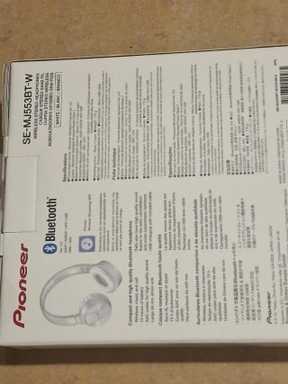 Auriculares Inalámbricos Pioneer SE-MJ553BT-W
