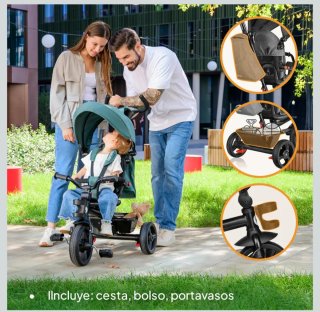 Lionelo HAARI 4en1 Triciclo Evolutivo Reversible