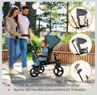 Lionelo HAARI 4en1 Triciclo Evolutivo Reversible