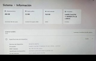 Portátil ASUS A55A Intel i7 16GB RAM W11