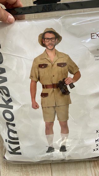 Disfraz Explorador/Cazador Hombre Talla ML