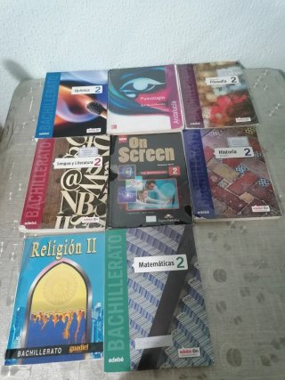 Libros de 2 de bachillerato