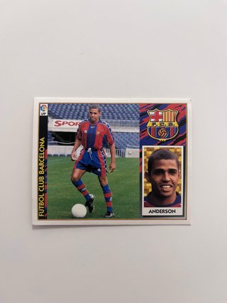 Cromo Sonny Anderson 97/98 FC Barcelona