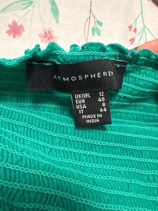 Top tirantes verde Atmosphere Talla L