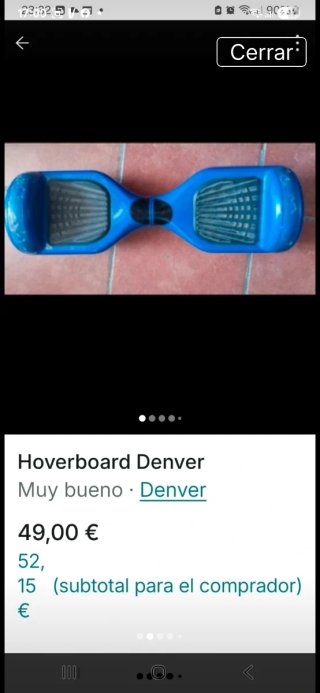 Hoverboard Denver Azul