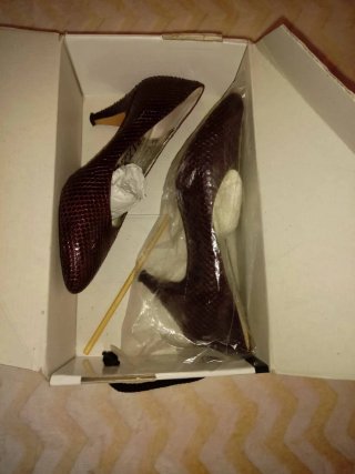 Zapatos piel serpiente mujer