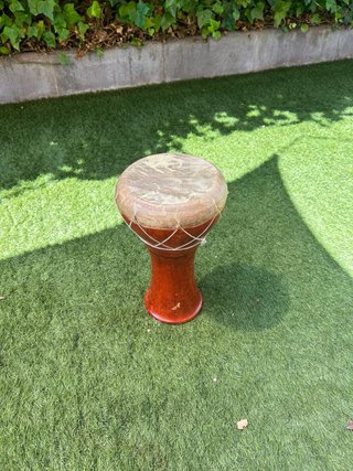 Derbake de madera y piel