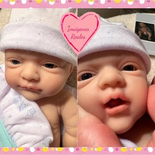 Muñeca reborn bebé silicona flexible